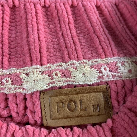 Womens POL chenille sweater size medium M soft cozy plush - Picture 9 of 10